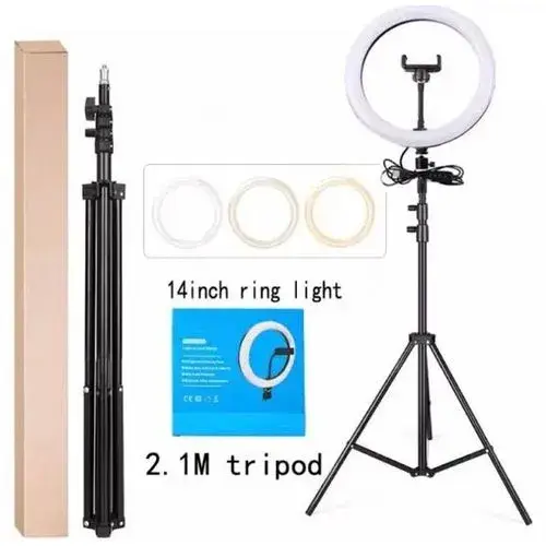 14-Inch Ring Light with Stand