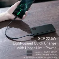 Baseus Adaman Metal Digital Display Quick Charge Power Bank 20000mAh 22.5W - Black — 4
