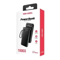 VEN-DENS VD-PB058 10000mAh 4-in-1 Power Bank with Built-in Cables | Bangladesh — 2
