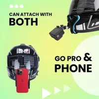 Motorcycle Helmet Chin Mount Holder Bracket for Mobile & GoPro — 7