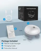 Smart Scalp Electric Massager Tool for Stress Relief, Blood Circulation & Hair Growth — 3