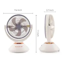 Joy Super JY-2570 Professional 6 Battery Rechargeable Portable Table Fan — 5