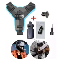 Motorcycle Helmet Chin Mount Holder Bracket for Mobile & GoPro — 6