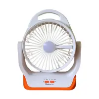Joykaly YG-729 Rechargeable AC/DC 8 Inch Fan with LED Light – Dual Power, Portable & Bright — 2