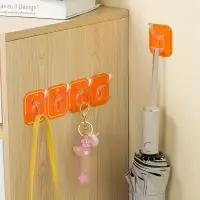 6Pcs Self Adhesive Hook Key Storage Hanger for Kitchen Bathroom Door Wall- রান্নাঘরের বাথরুমের দরজার ওয়াল জন্য 6 পিসি স্ব-আঠালো হুক কী স্টোরেজ হ্যাঙ্গার — 2