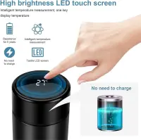 Smart Stainless Steel Vacuum Flask with LCD Display — 3