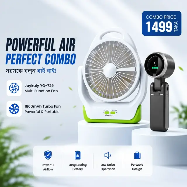 Joykaly YG-729 + 1800 Mah Turbo Fan