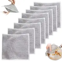 10PCS Magic Silver Wire Dish Cleaning Cloth – Reusable Non-Stick Oil & Rust Removal Kitchen Towel / ১০ পিস ম্যাজিক সিলভার ওয়্যার ডিশ ক্লিনিং কাপড় — 2