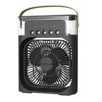 3 in 1 USB Mini Portable Air Cooling Fan with LED Light and Humidifier — 2
