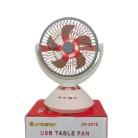 Joy Super JY-2570 Professional 6 Battery Rechargeable Portable Table Fan — 4