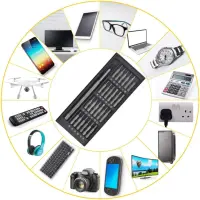 24 in 1 Precision Screwdriver Set with Magnetic Driver, Jiffix Pocket Manual Screwdriver Tool Kit with Sliding Closure, Mini Professional Repair Tools for Electronics/Watch/Camera/Laptop/Glasses — 3