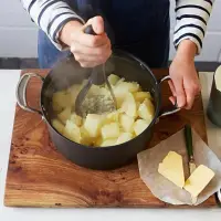 Stainless Steel Potato Press Masher / Burger Press Kitchen Tools Food Masher Crusher — 3