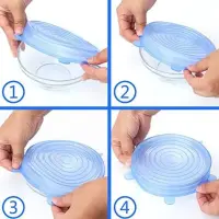 6pcs Silicon Food Cover Set — 3