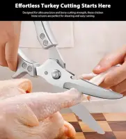 মাংস কাটার কাঁচি | Heavy Duty Poultry & Meat Cutting Shears — 6