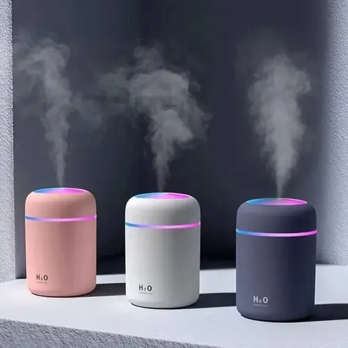 300ml H2O Air Humidifier Portable Mini USB Aroma,Lightning System Humidifier