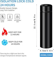 Smart Stainless Steel Vacuum Flask with LCD Display — 2