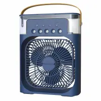 3 in 1 USB Mini Portable Air Cooling Fan with LED Light and Humidifier — 3