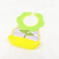 Silicone Baby Bibs With Food Catcher — 3