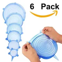 6pcs Silicon Food Cover Set — 1