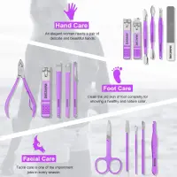 16 Pcs Manicure Set Professional Nail Clippers Pedicure Kit ১৬ পিস প্রফেশনাল ম্যানিকিউর ও পেডিকিউর কিট — 5