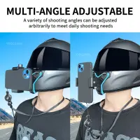 Motorcycle Helmet Chin Mount Holder Bracket for Mobile & GoPro — 5