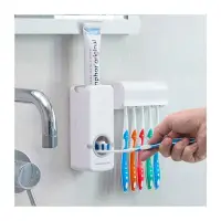 Automatic Toothpaste Dispenser With Toothbrush Holder — 4