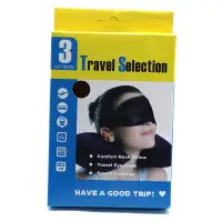Travel Selection 3 in 1 with Comfort Neck Pillow Sleeping Eye Mask & Travel Earplug Set — 2