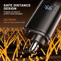 ২-ইন-১ নাক ও বডি হেয়ার ট্রিমার (রিচার্জেবল) 2-in-1 Waterproof Nose & Body Grooming Trimmer — 10