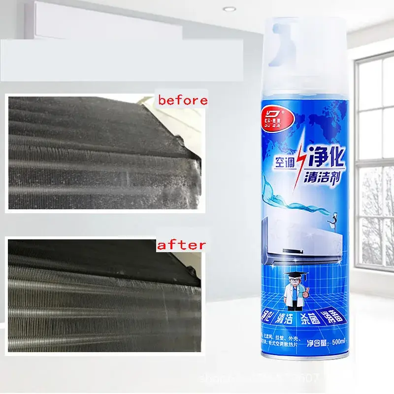 এসি ক্লিনিং ফোম স্প্রে 500ml | AC Cleaning Foam Spray – Air Conditioner Cleaner