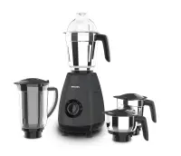 Phillips 1000W Juicer Mixer Grinder (4 Jars) Black (HL7704/00) — 1