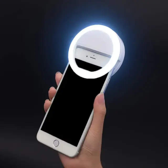 Selfie Ring Light Rechargeable Portable Mini LED Light