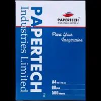 Papertech Offset Paper, A4, 80 GSM (Pack of 500 Sheets) — 1