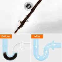ড্রেন ক্লিনার ক্লগ রিমুভাল ক্লিনিং টুল / Drain / Basin pipe/ Tar Cleaner — 3