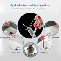 ড্রেন ক্লিনার ক্লগ রিমুভাল ক্লিনিং টুল / Drain / Basin pipe/ Tar Cleaner — 6