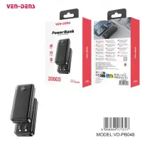 VEN-DENS 20000mAh Power Bank | Fast Charging 22.5W — 2