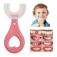 U Shaped Silicone Toothbrush for Kids — 3