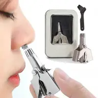 Nose Ear Hair Trimmer Manual Stainless Steel, Shaving And Unwanted Hair Removal Tool-নাক কানের চুল ট্রিমার ম্যানুয়াল স্টেইনলেস স্টিল, শেভিং এবং অবাঞ্ছিত চুল অপসারণ সরঞ্জাম — 6