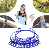 ১২ ক্লিপ স্ট্রেচেবল কাপড় শুকানোর দড়ি / 12 Clip Portable Laundry Rope — 4
