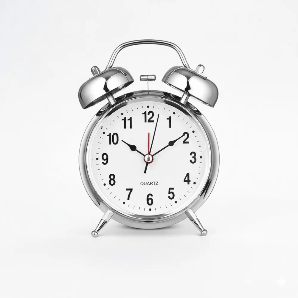 Elegant Retro Bell Alarm Clock