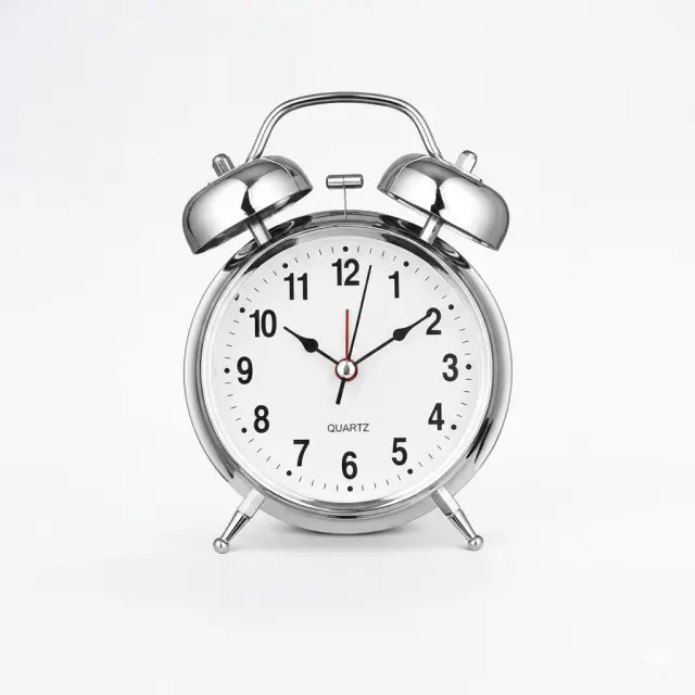 Elegant Retro Bell Alarm Clock
