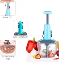 Push and Chop Manual Kitchen Hand Chopper 1100ml — 2