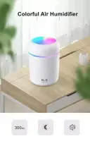 300ml H2O Air Humidifier Portable Mini USB Aroma,Lightning System Humidifier — 2