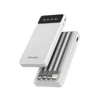 VEN-DENS VD-PB058 10000mAh 4-in-1 Power Bank with Built-in Cables | Bangladesh — 4