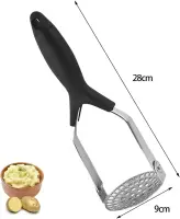 Stainless Steel Potato Press Masher / Burger Press Kitchen Tools Food Masher Crusher — 2
